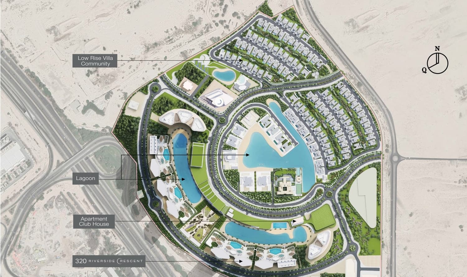 320 Riverside Crescent masterplan, Sobha Hartland 2, Dubai