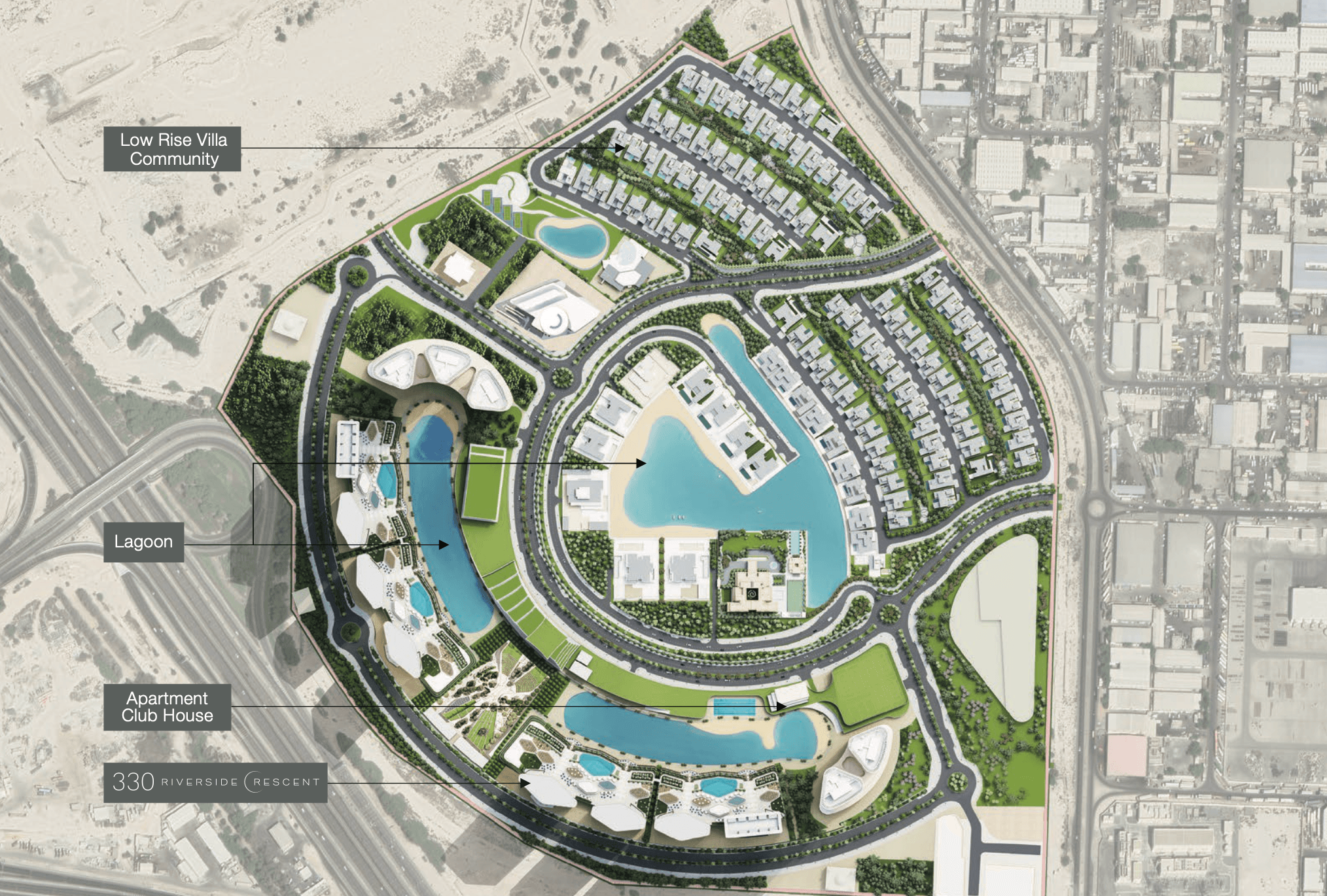330 Riverside Crescent masterplan, Sobha Hartland 2, Dubai