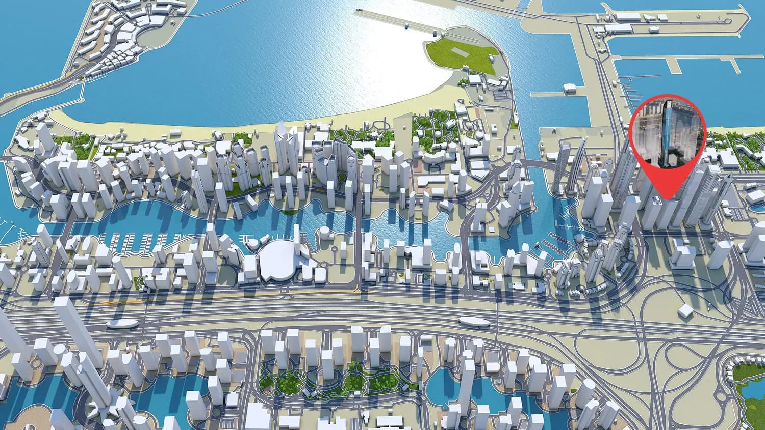 Aeternitas masterplan, Dubai Marina, Dubai