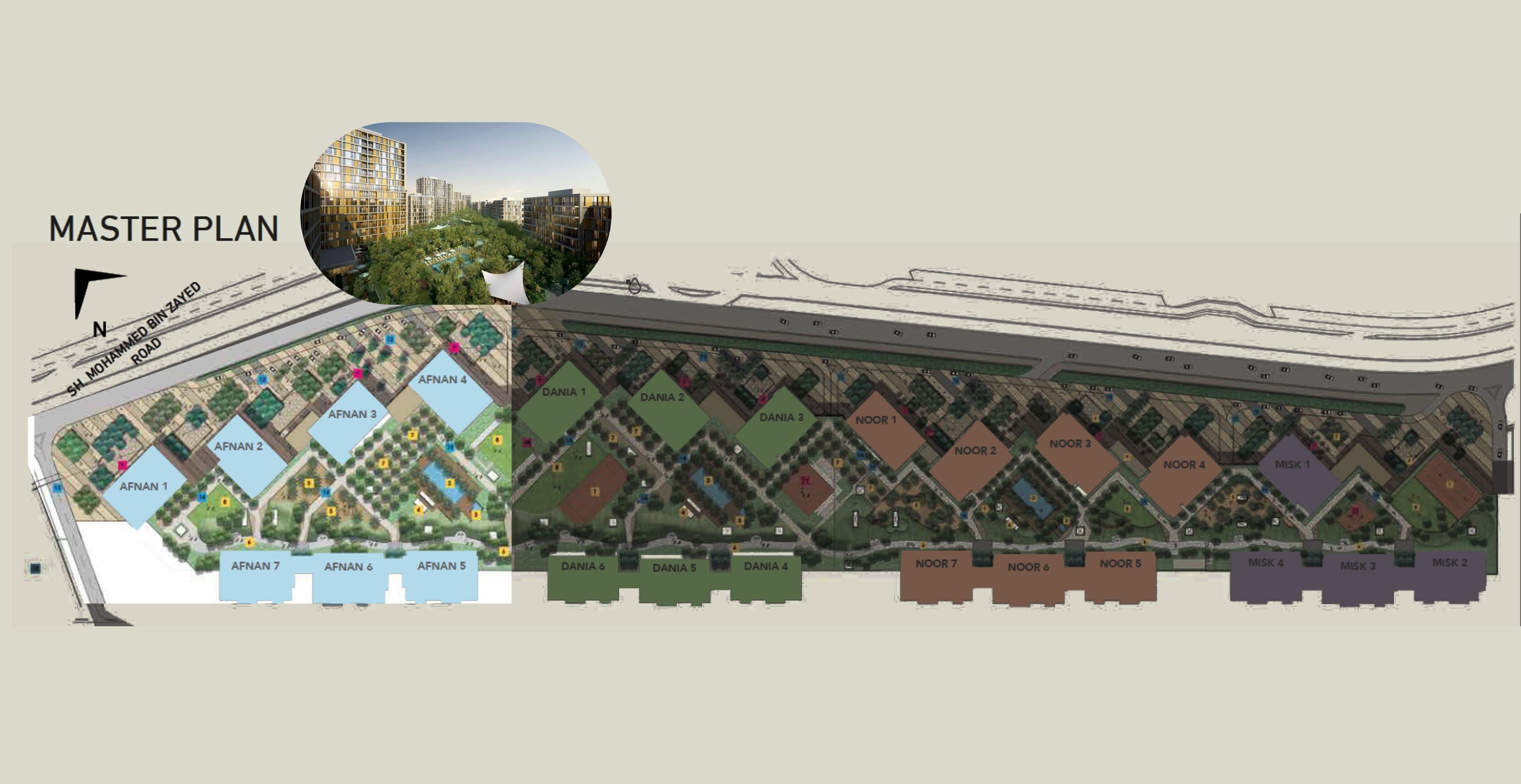 Afnan masterplan, Dubai Production City, Dubai