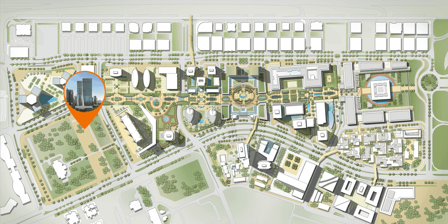 Akala Residences masterplan, Zabeel 1&2, Dubai