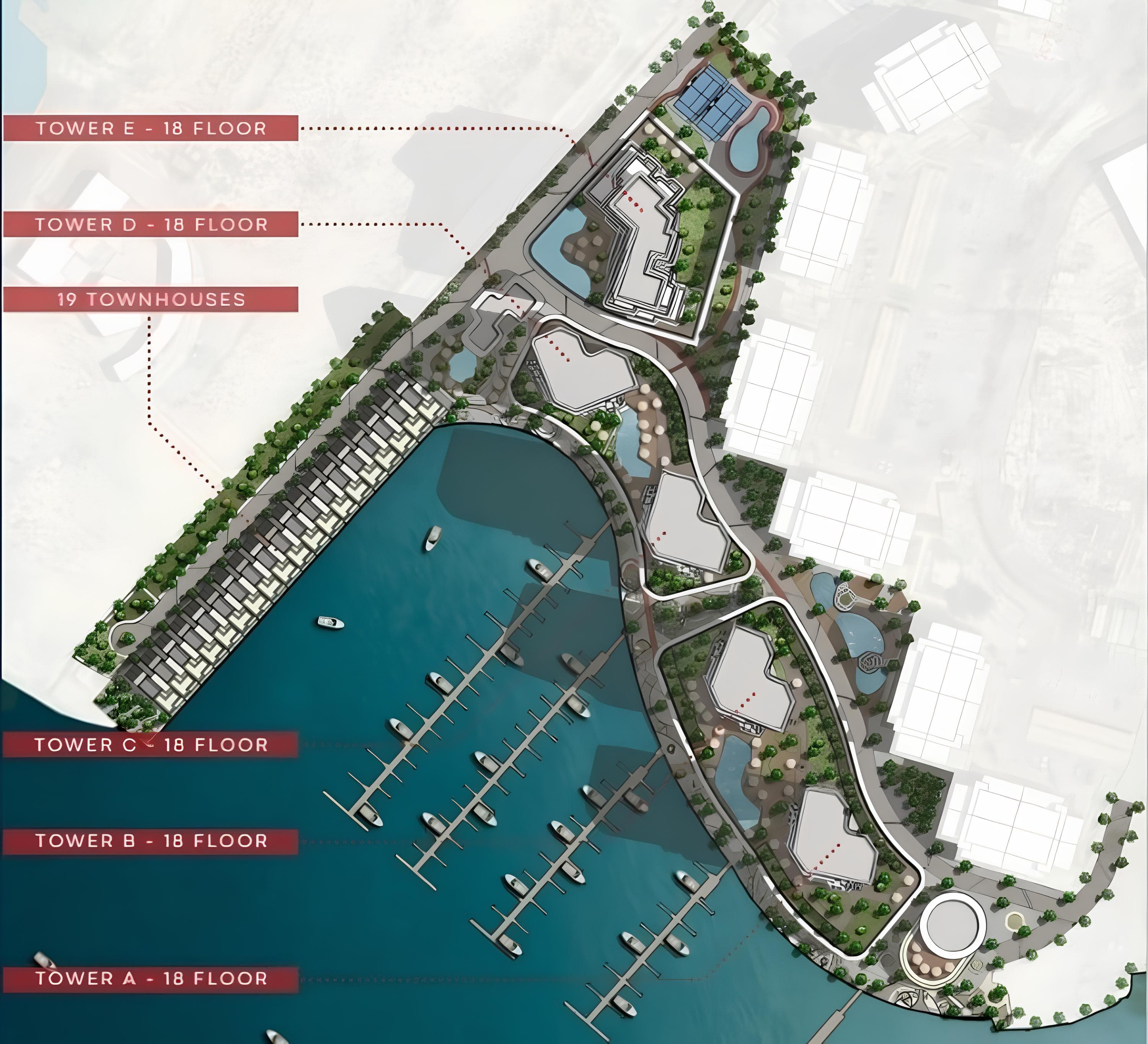 Al Hamra Waterfront masterplan, Al Jazeera Al Hamra, Dubai