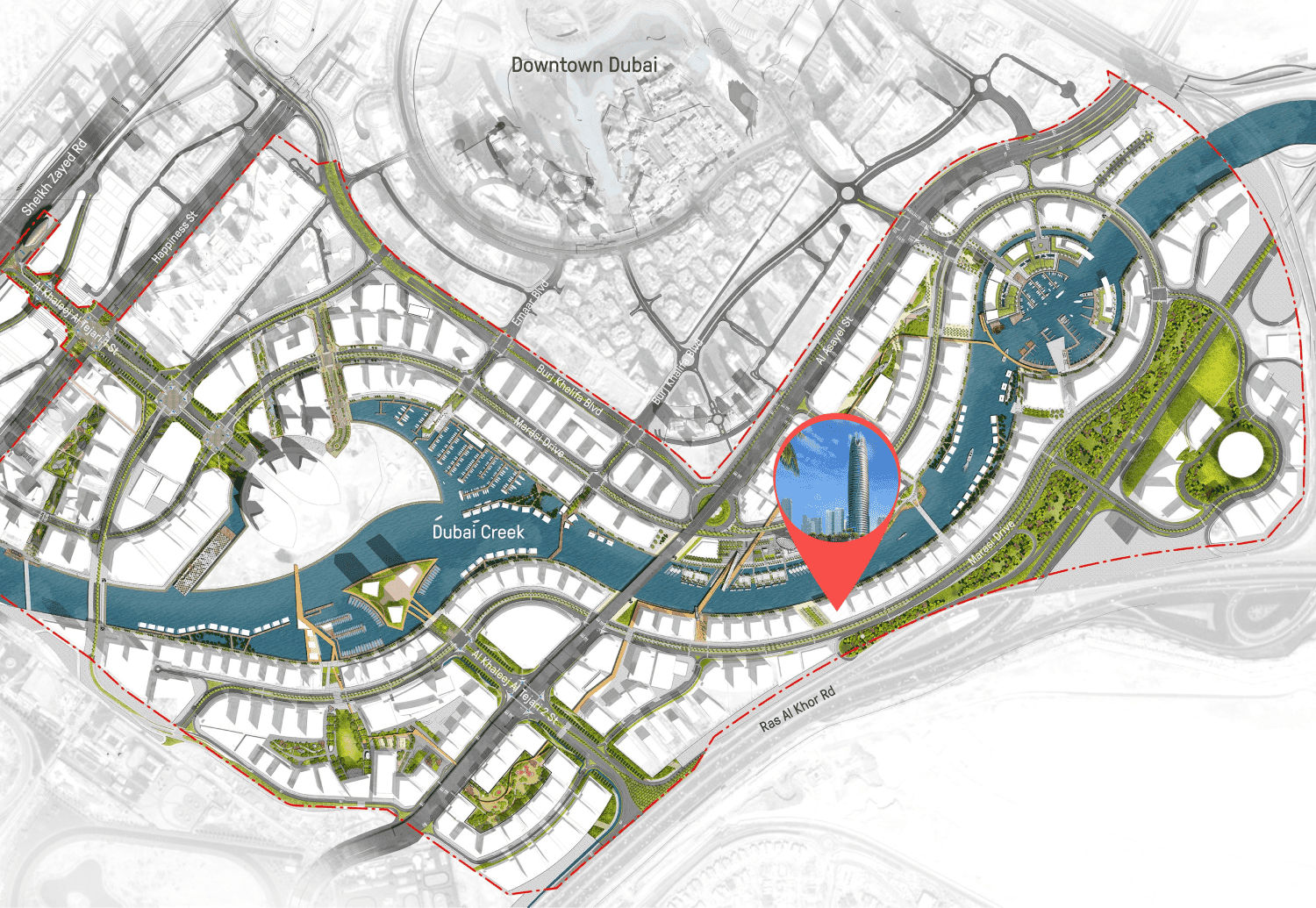 Altitude de Grisogono masterplan, Business Bay, Dubai