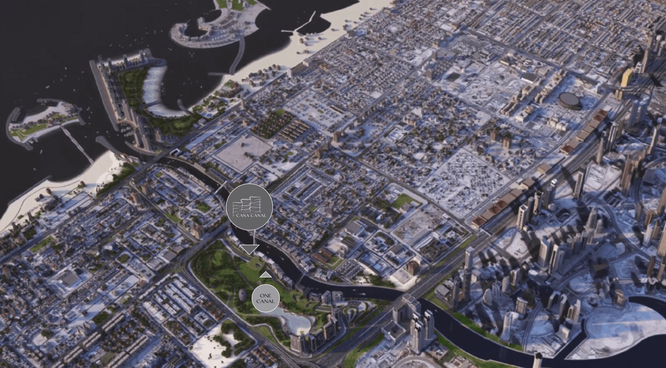 Casa Canal masterplan, Safa Park, Dubai