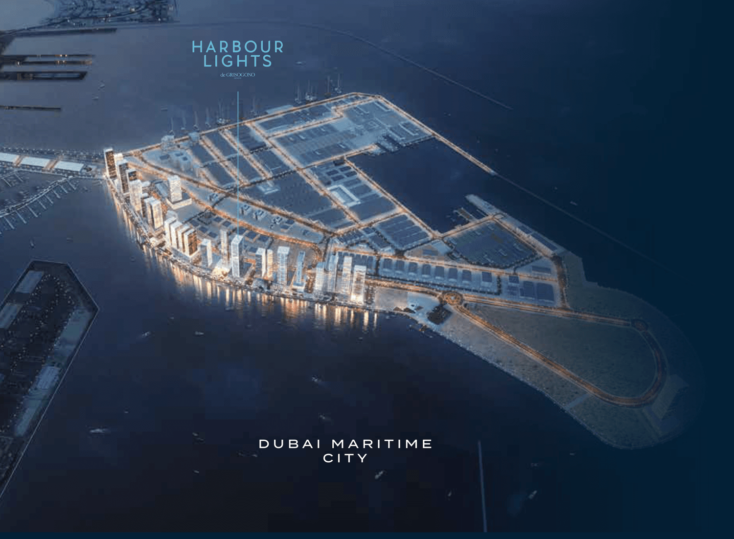 Damac Harbour Lights masterplan, Maritime City, Dubai