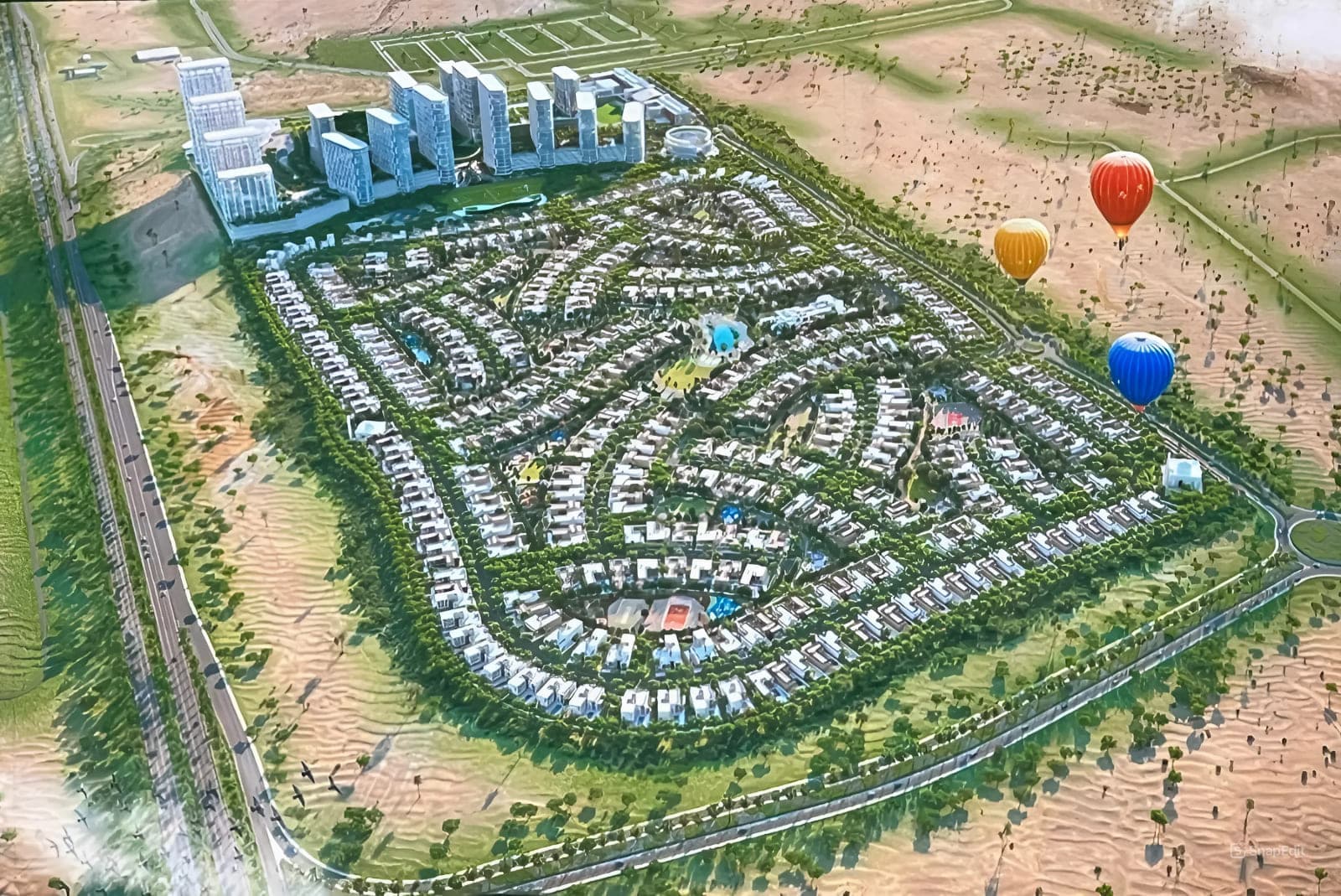 Elwood masterplan, The Valley, Dubai