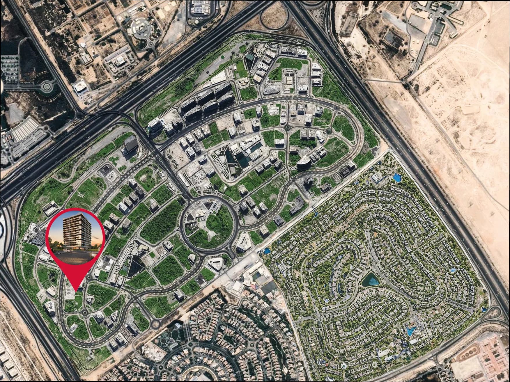 Empire Gardens masterplan, Dubailand Residence Complex, Dubai