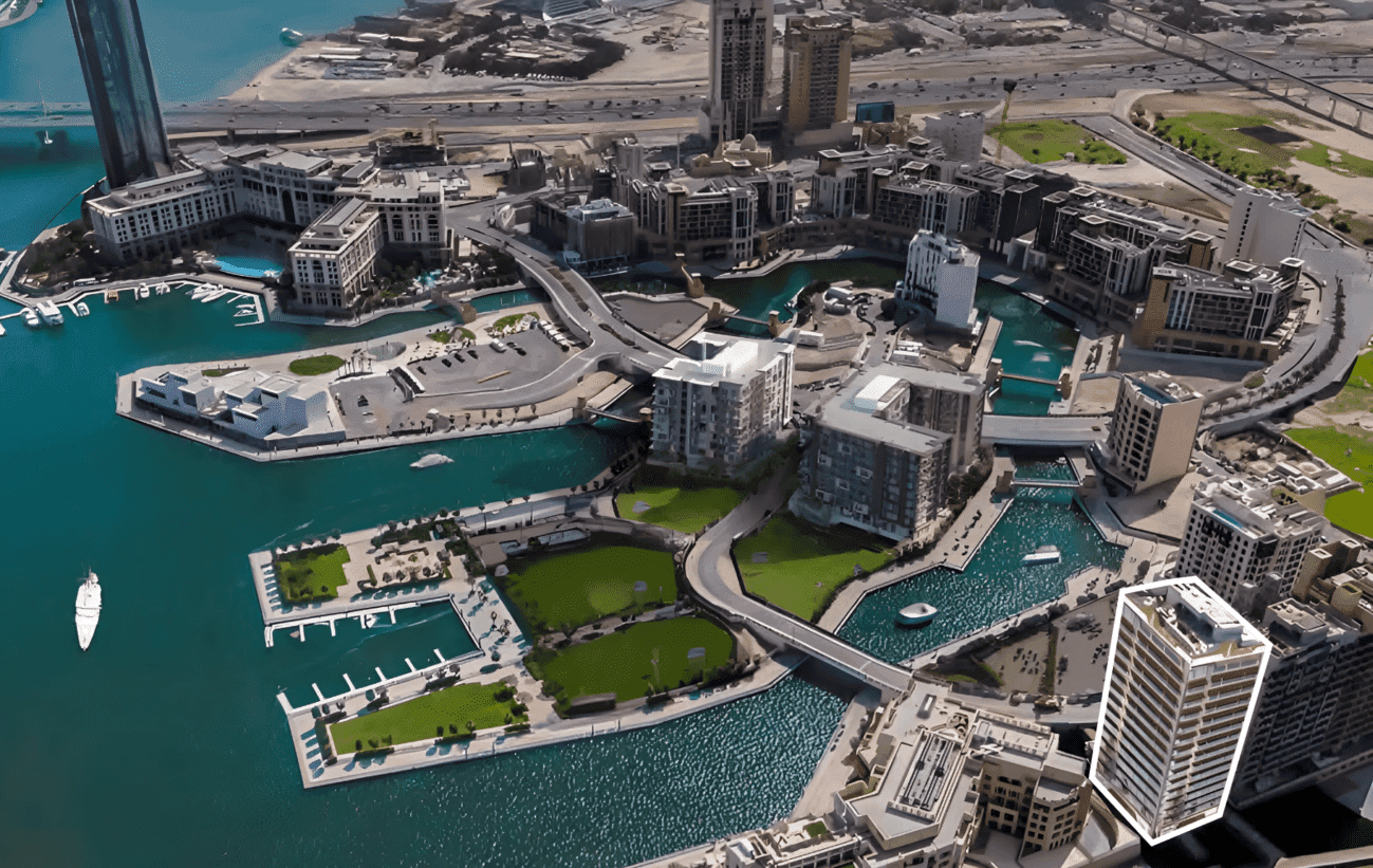 Iraz Creek Views masterplan, Al Jaddaf Waterfront, Dubai