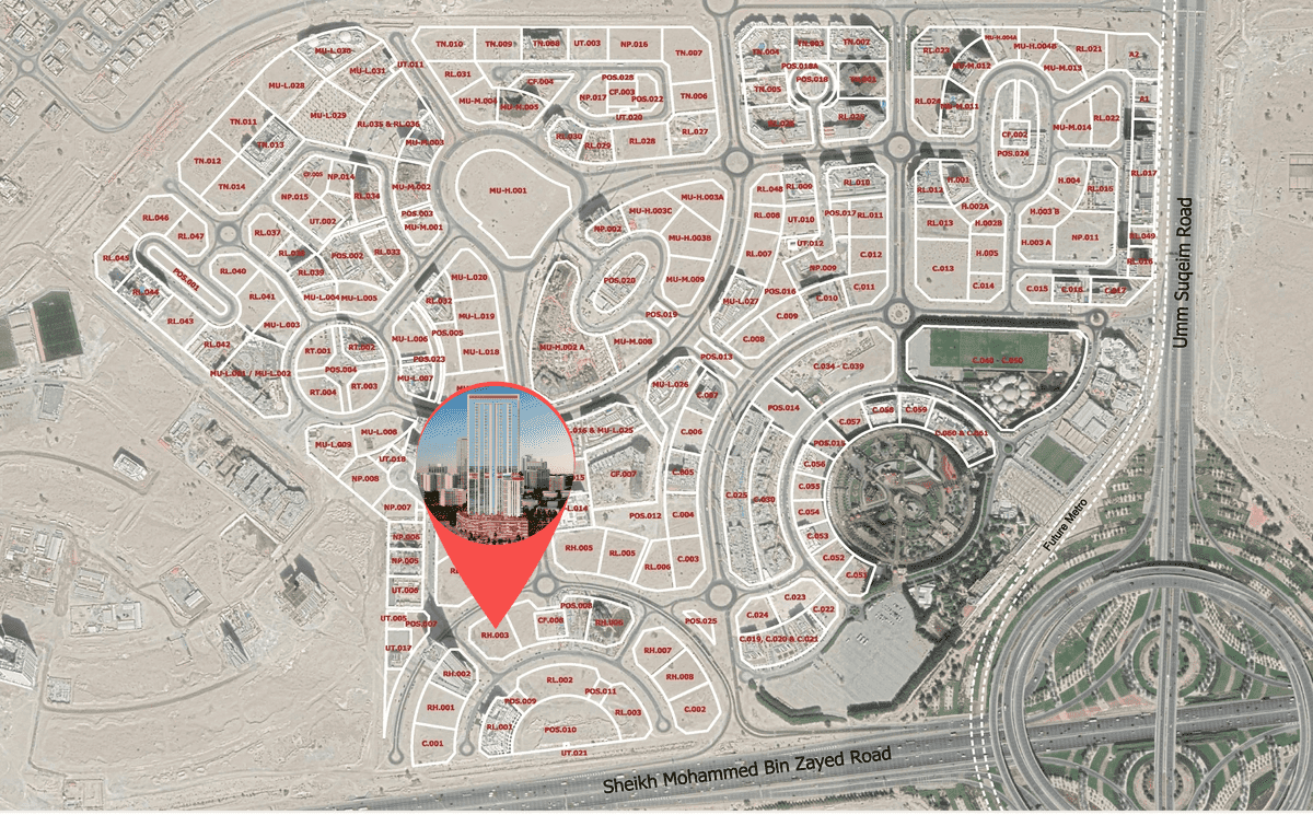 Kyoto by ORO24 masterplan, Arjan, Dubai