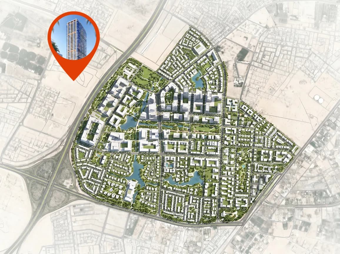 Lily Tower masterplan, Al Jerf, Ajman
