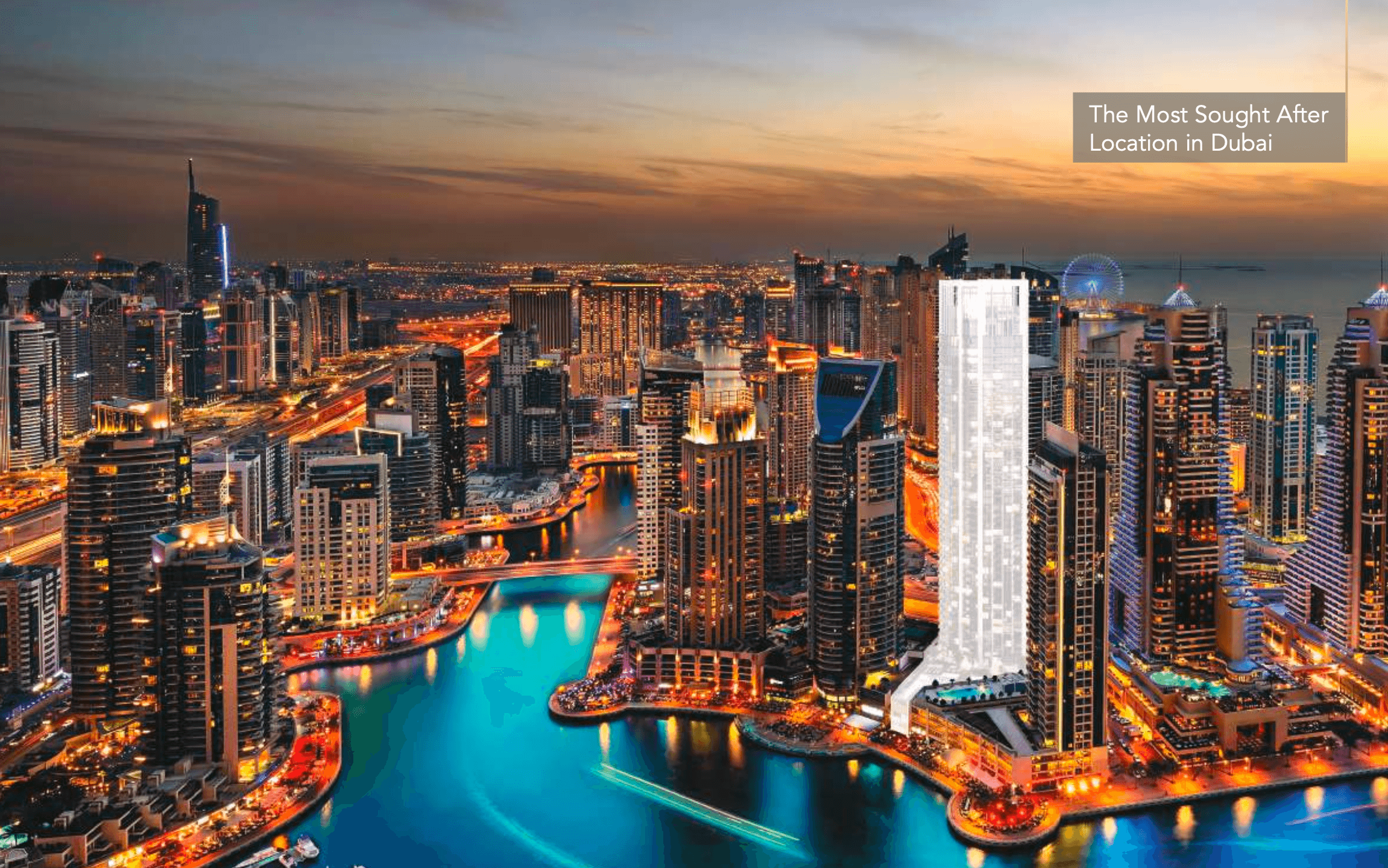 LIV Marina masterplan, Jumeirah Beach Residence (JBR), Dubai
