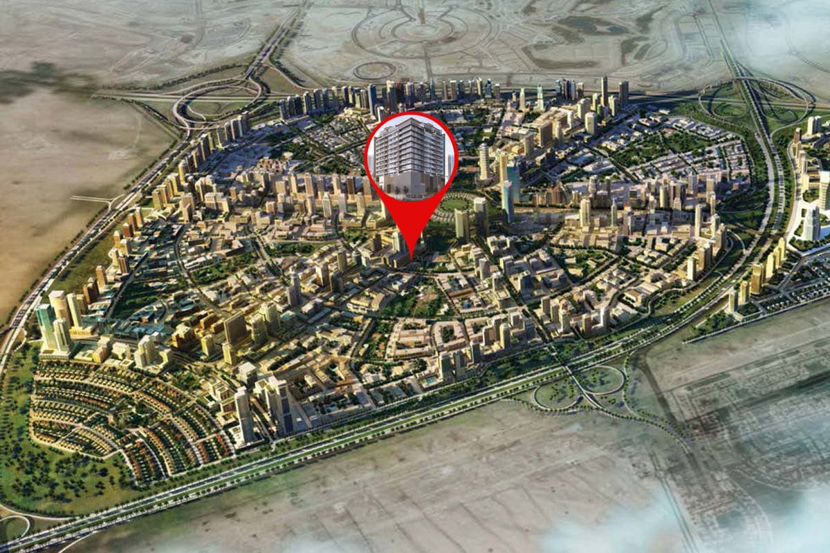 Lucky Royale Residence masterplan, JVC (Jumeirah Village Circle), Dubai