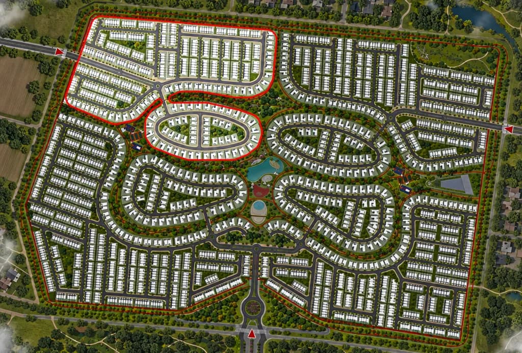 Masaar 2 Narenj masterplan, Al Rowdat Suburb, Sharjah