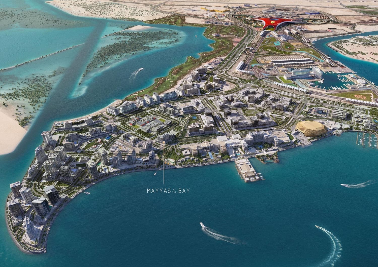 Mayyas at The Bay masterplan, Yas Island, Abu Dhabi