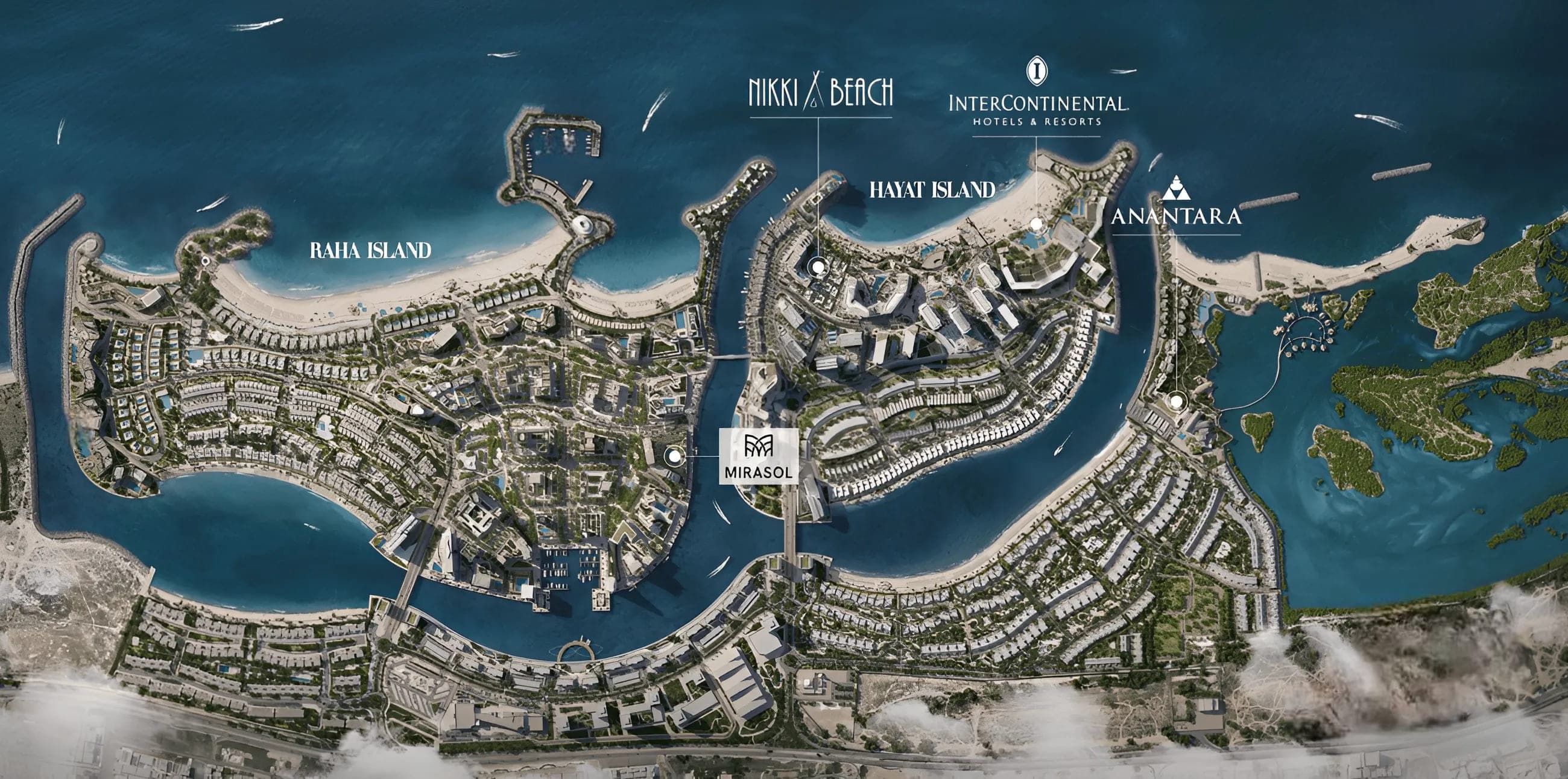 Mirasol Mina masterplan, Mina Al Arab, Ras Al Khaimah