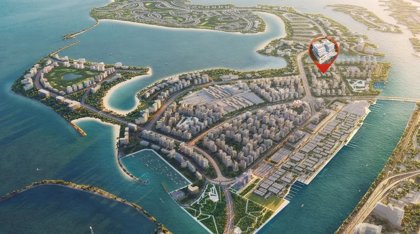 Ocean Pearl 1 and 2 masterplan, Dubai Islands, Dubai