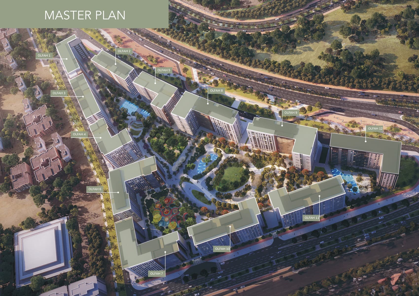 Olfah masterplan, Muwaileh Commercial, Sharjah