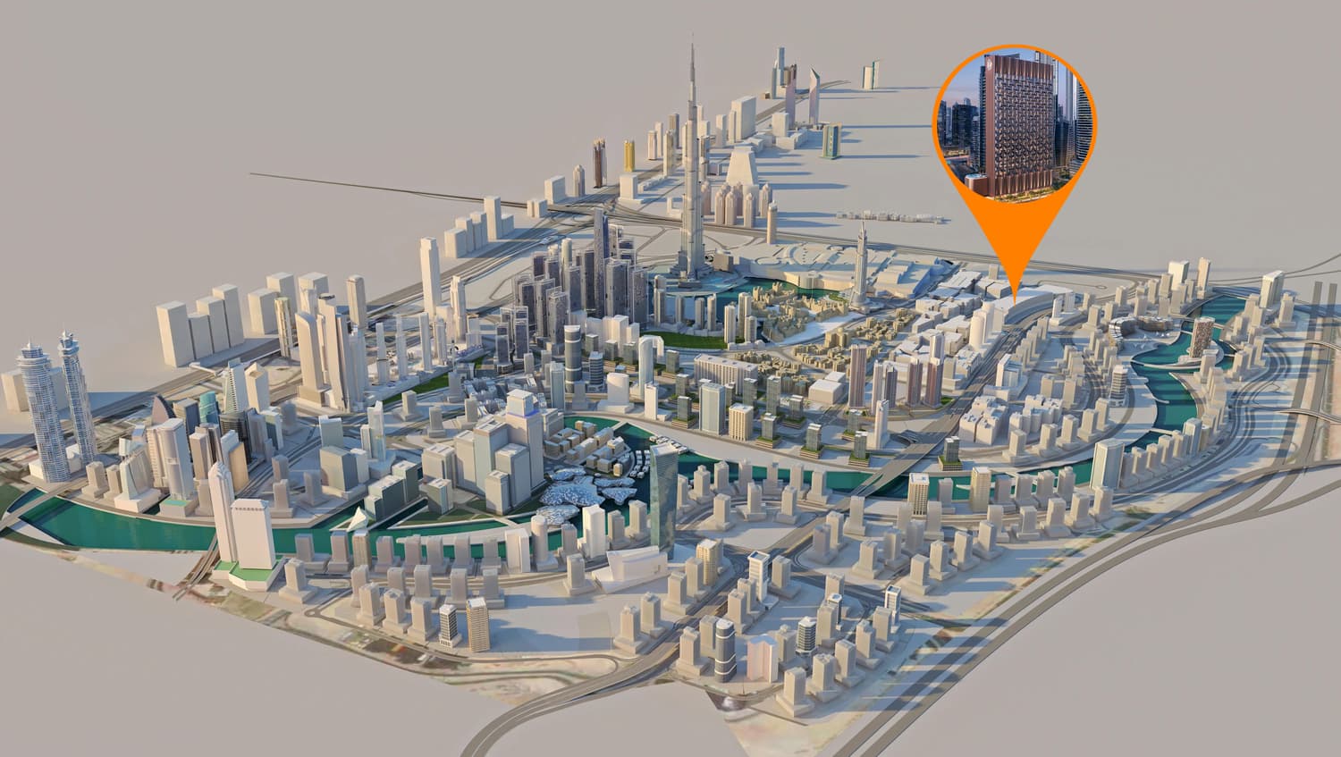 One Residence masterplan, Downtown Dubai, Dubai