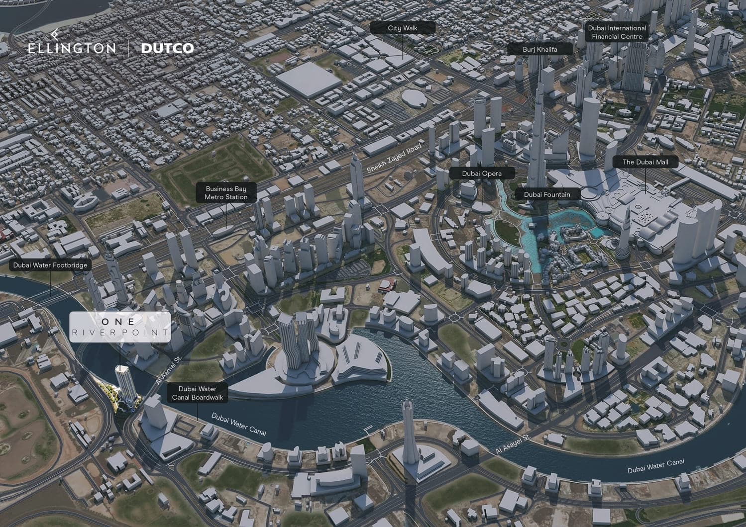 One River Point masterplan, Business Bay, Dubai
