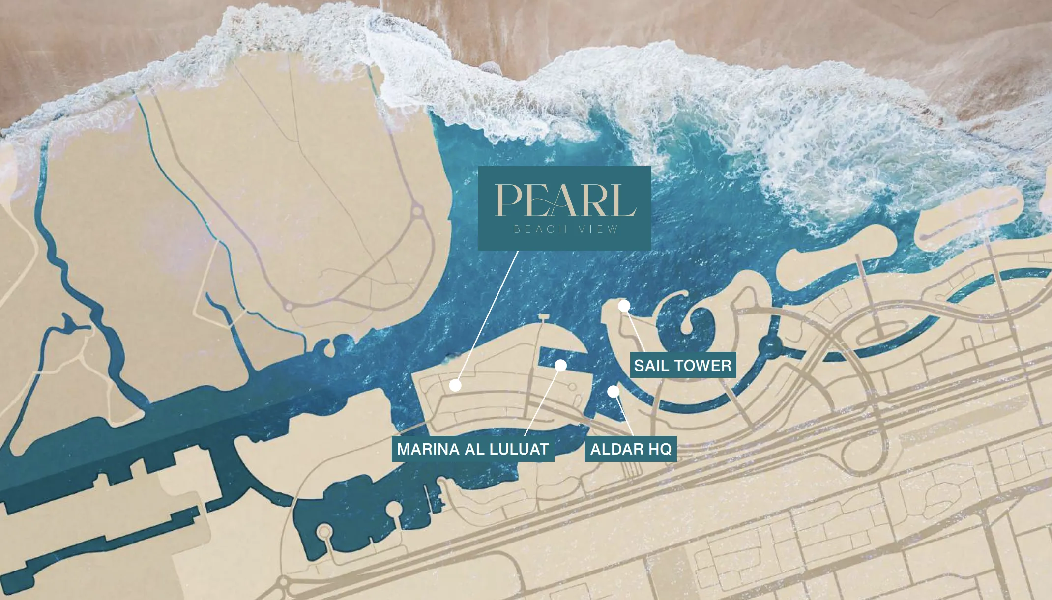 Pearl Beach View masterplan, Abu Dhabi, Abu Dhabi