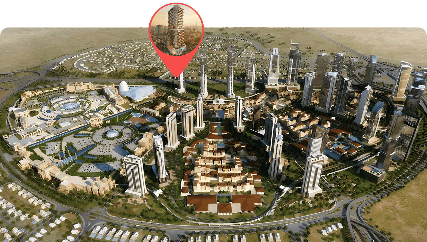 Rabdan Gates masterplan, Majan, Dubai