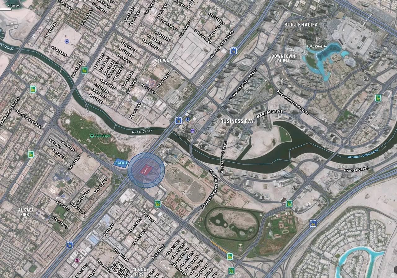 Safa Two de Grisogono masterplan, Business Bay, Dubai