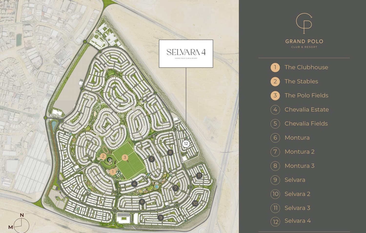 Selvara 4 masterplan, Grand Polo Club and Resort, Dubai