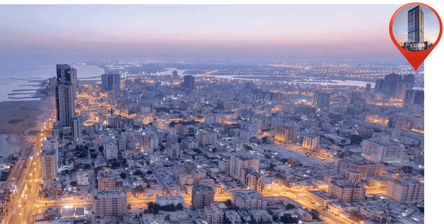 Sky Gardens Tower masterplan, Al Helio, Ajman