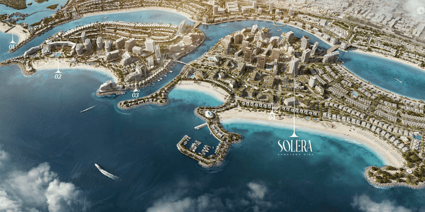 Solera Downtown Mina masterplan, Mina Al Arab, Ras Al Khaimah