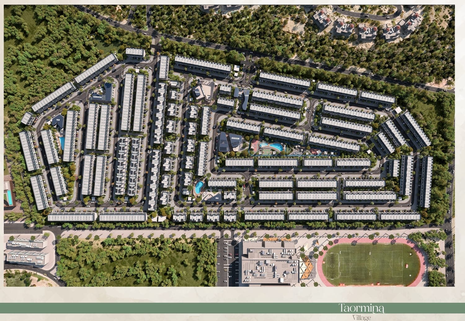 Taormina Village masterplan, Wadi Al Safa 3, Dubai