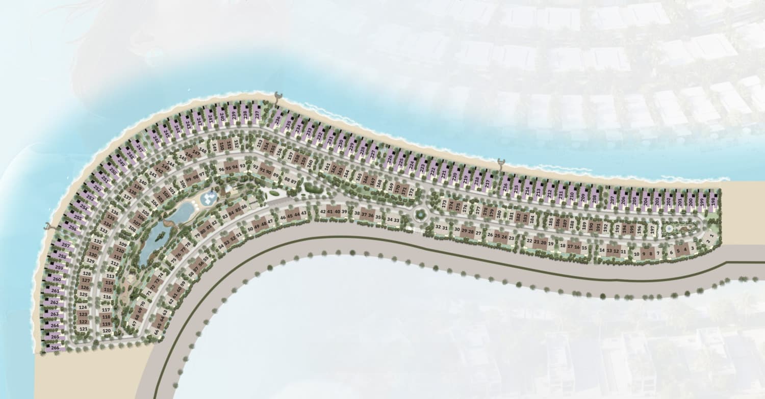 The View Island masterplan, Al Hamriya, Sharjah