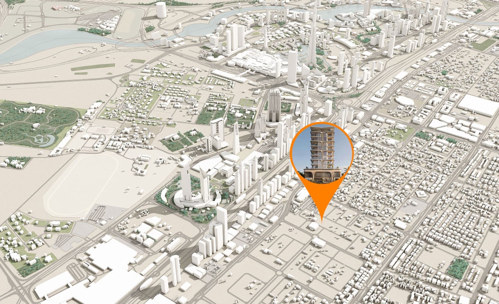 Trillium Heights masterplan, Al Satwa, Dubai