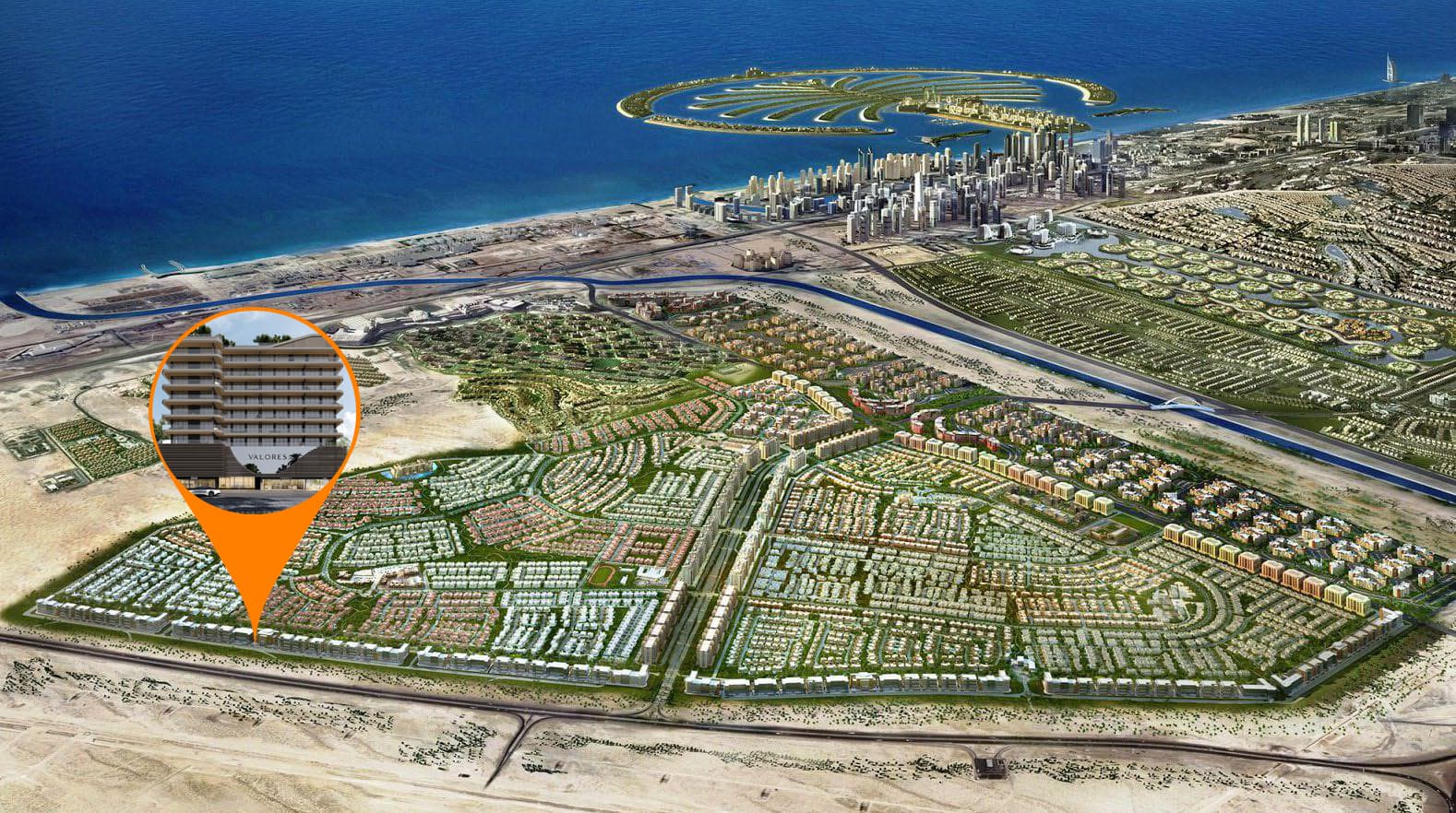 Valores Residences masterplan, Jebel Ali Village, Dubai