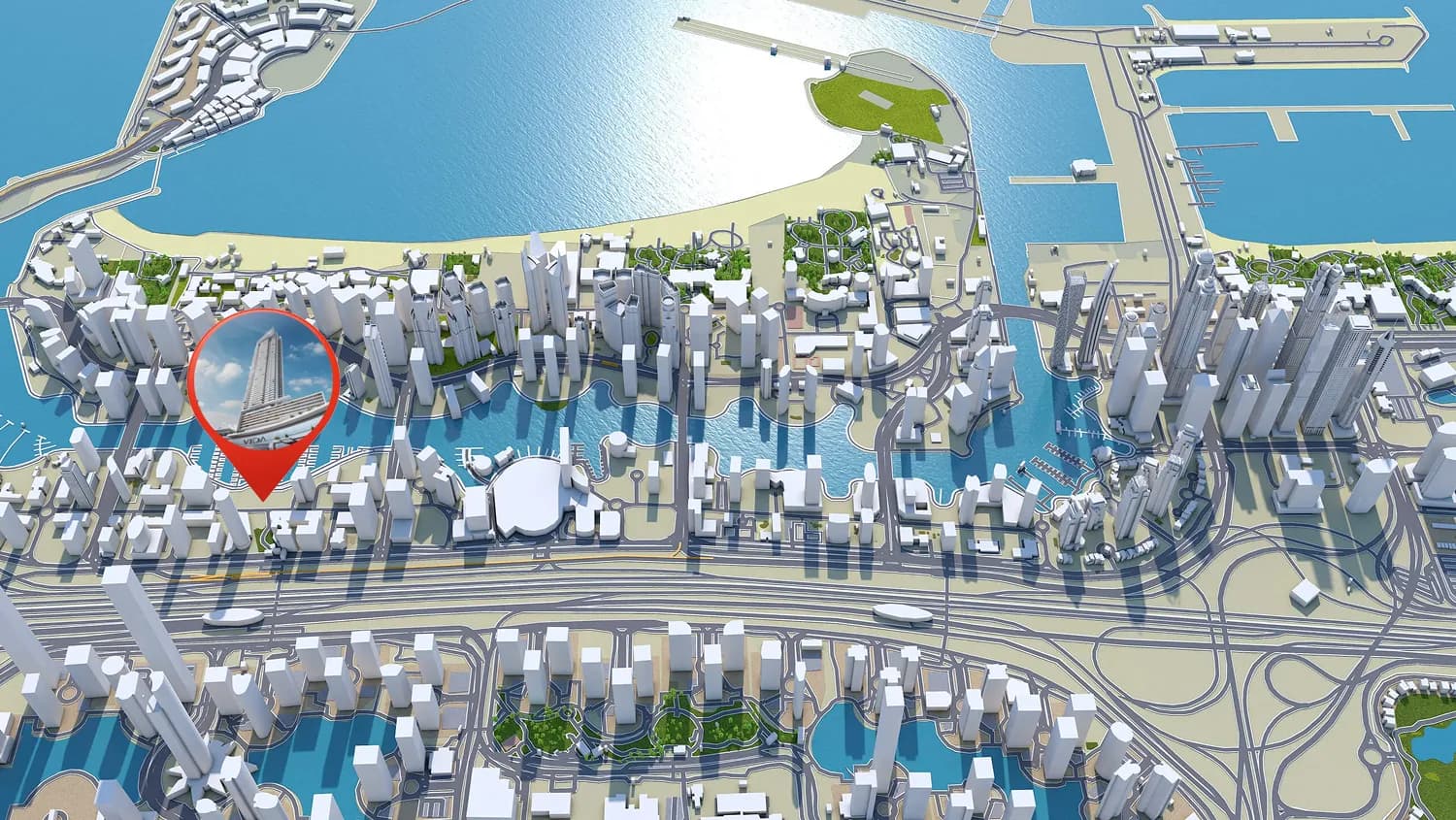 Vida Dubai Marina masterplan, Dubai Marina, Dubai