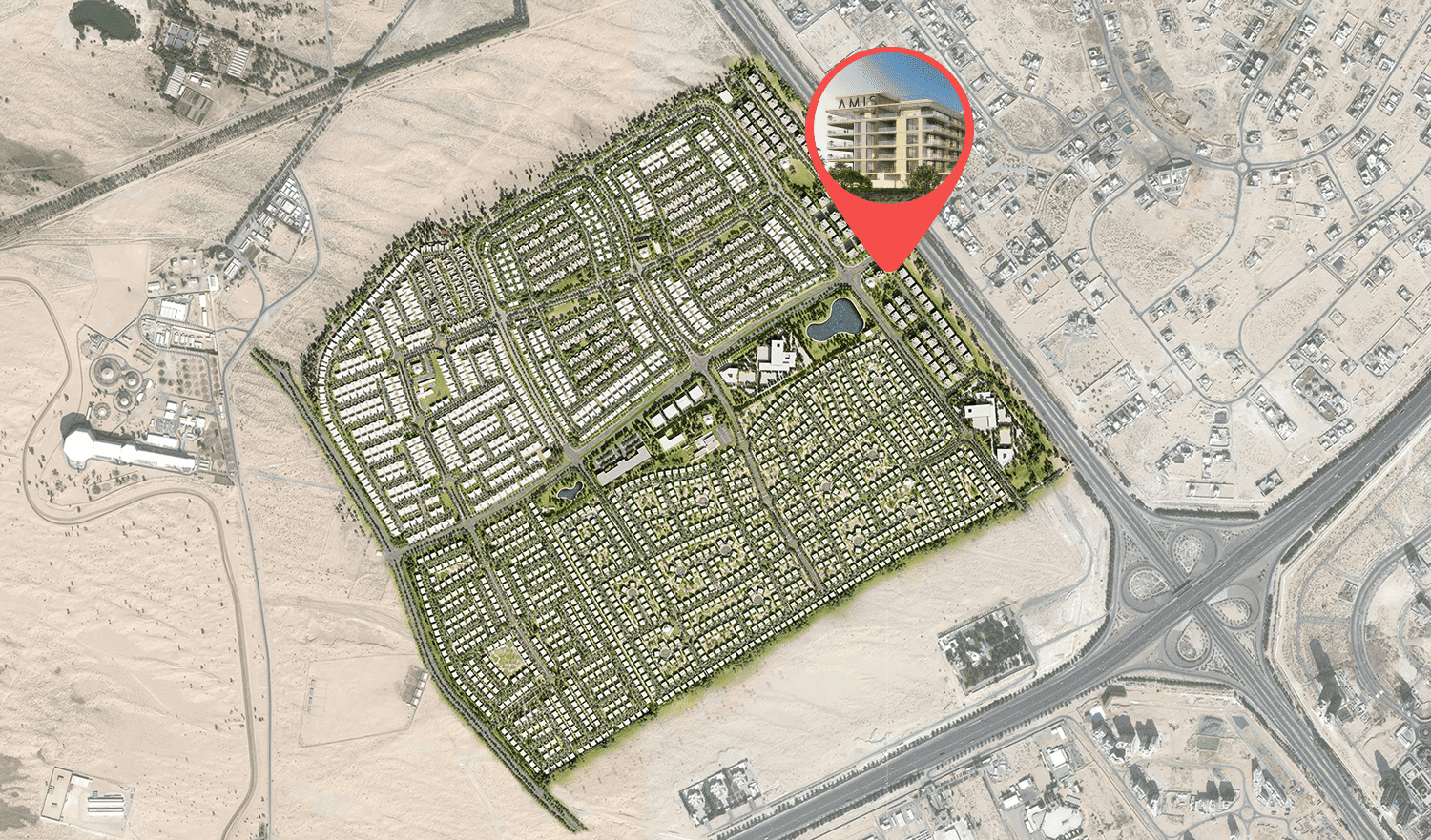 Woodland Terraces masterplan, MBR District 11 (Meydan South), Dubai