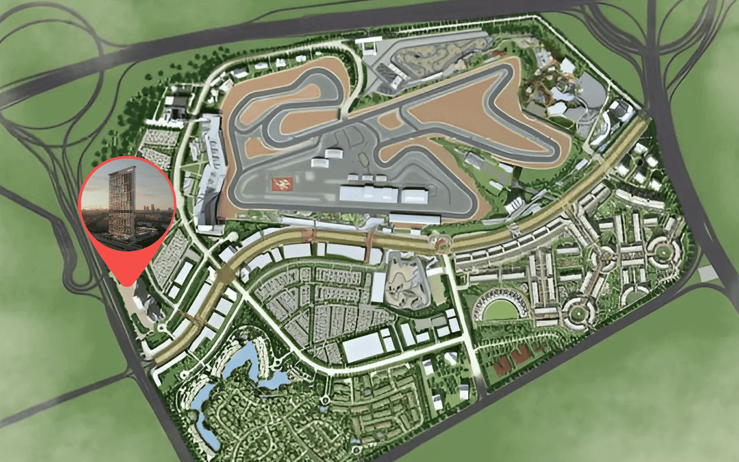 Sierra by Iman masterplan, Dubai Motor City, Dubai