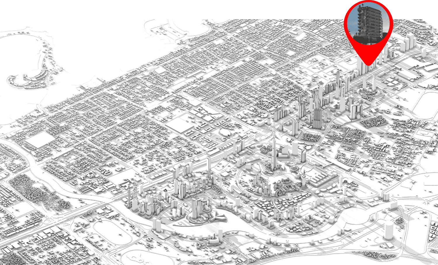 Chelsea Gardens masterplan, Al Satwa, Dubai