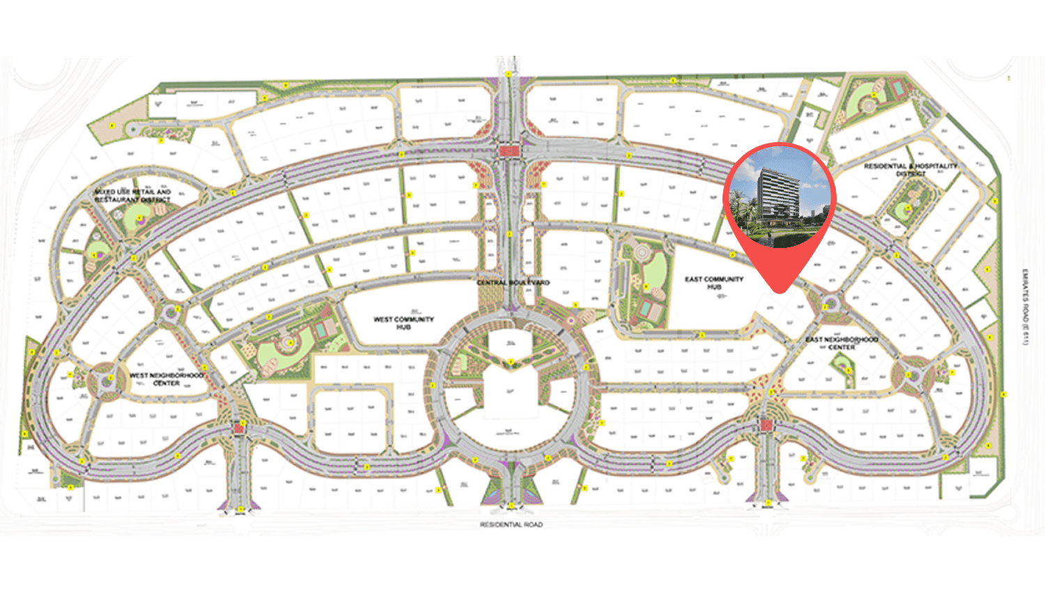 Solanki One masterplan, Dubailand Residence Complex, Dubai