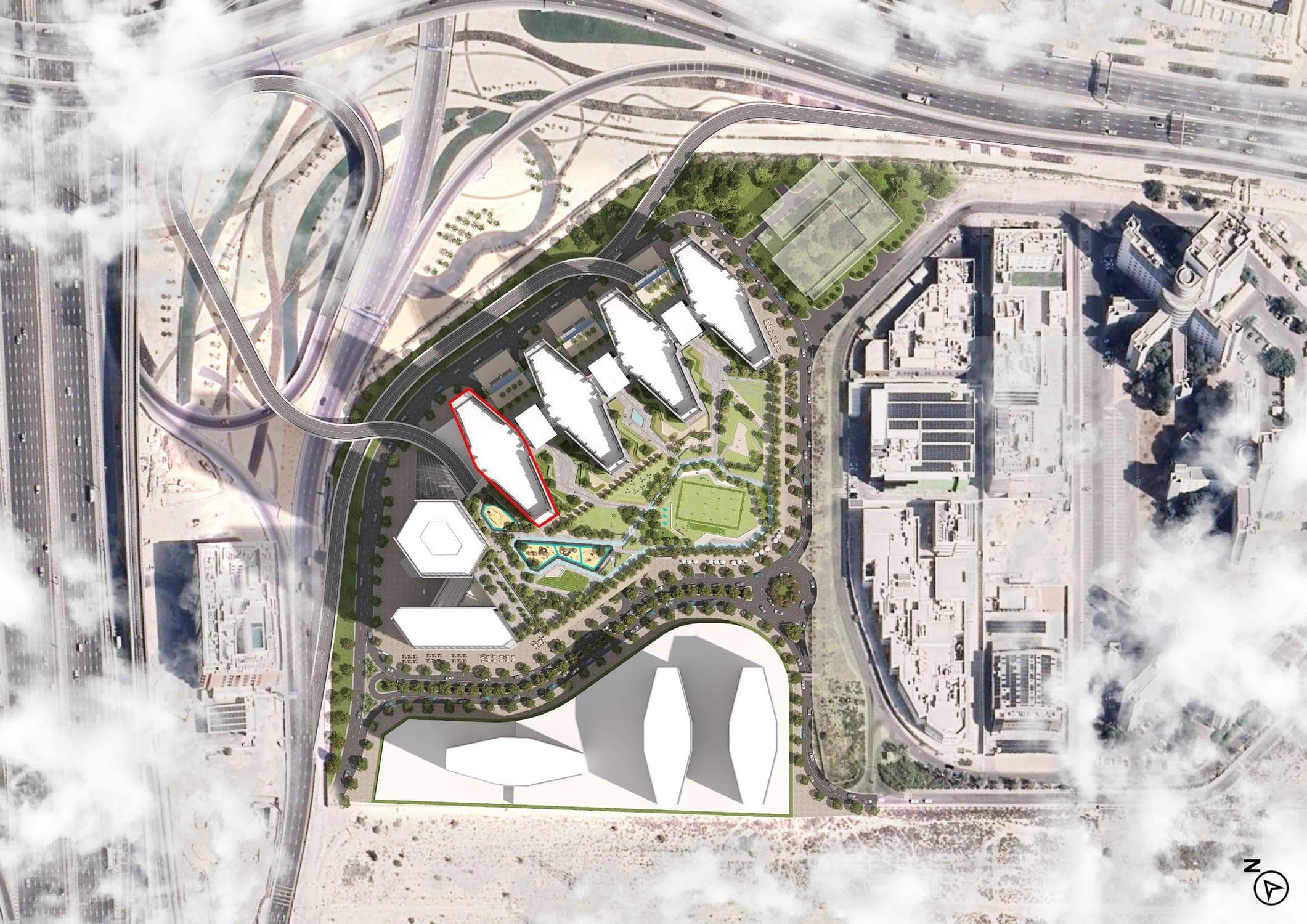 The Horizon at Sobha Central masterplan, Sobha Central, Dubai
