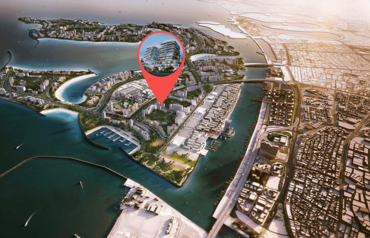Zephyra Residences masterplan, Dubai Islands, Dubai