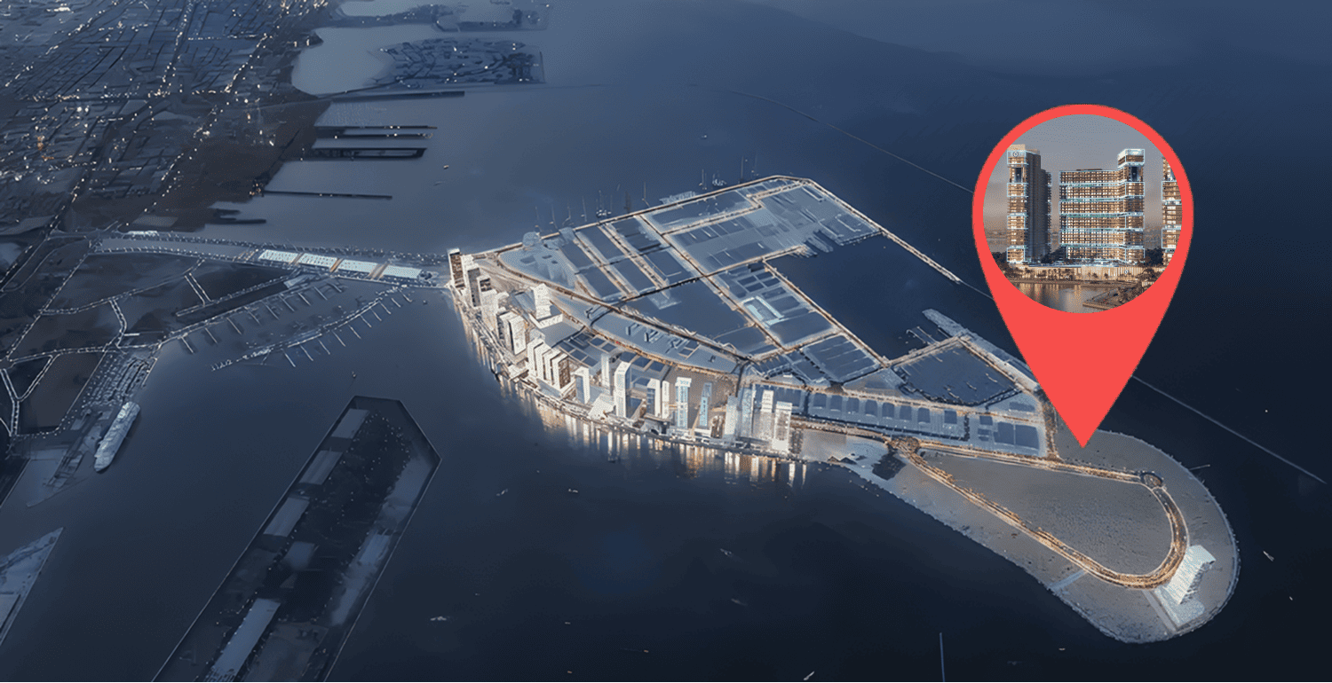 Chelsea Residences masterplan, Maritime City, Dubai
