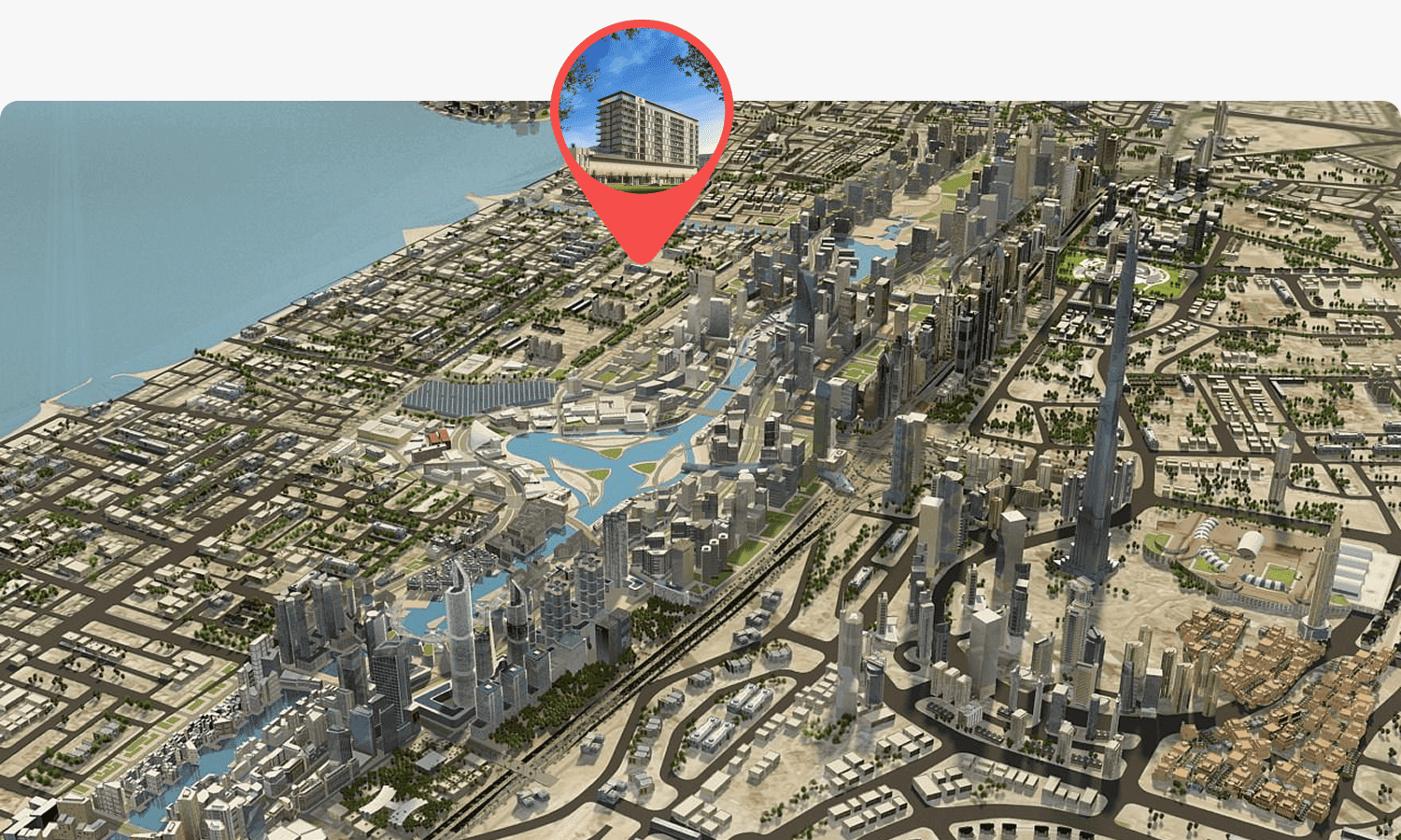 DoubleTree by Hilton masterplan, Al Satwa, Dubai