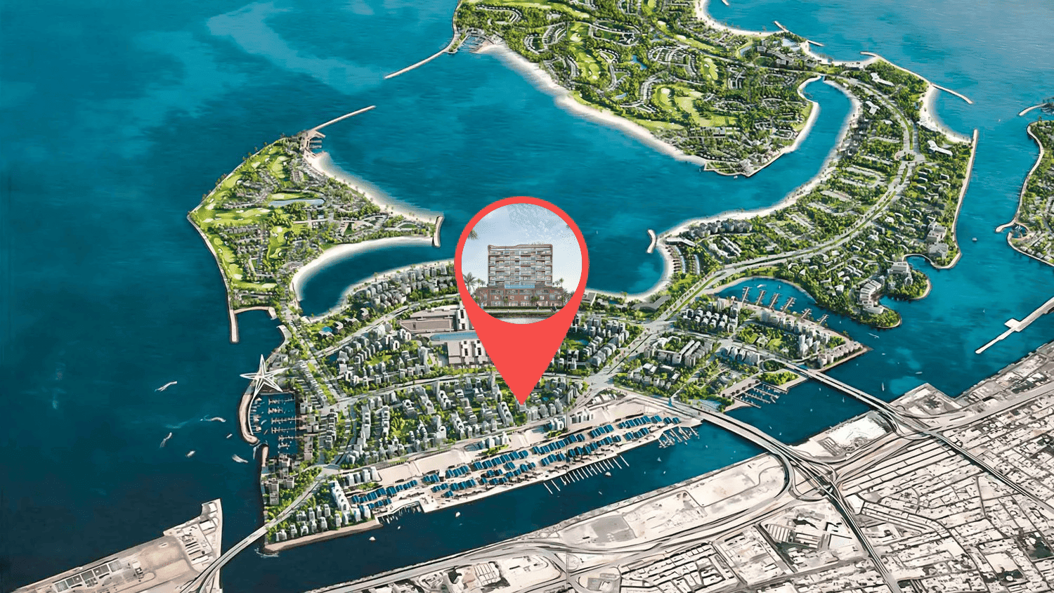 Bonds Avenue masterplan, Dubai Islands, Dubai