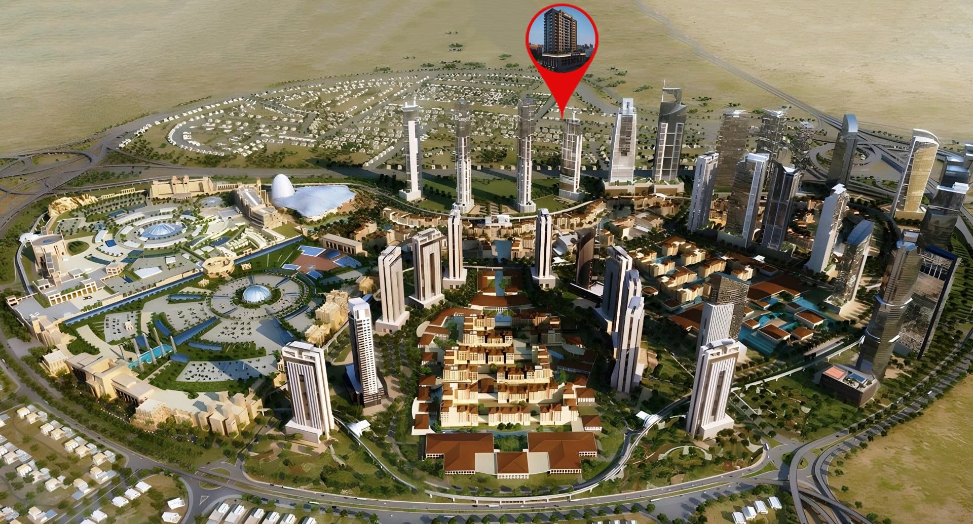 Celia Heights masterplan, Majan, Dubai