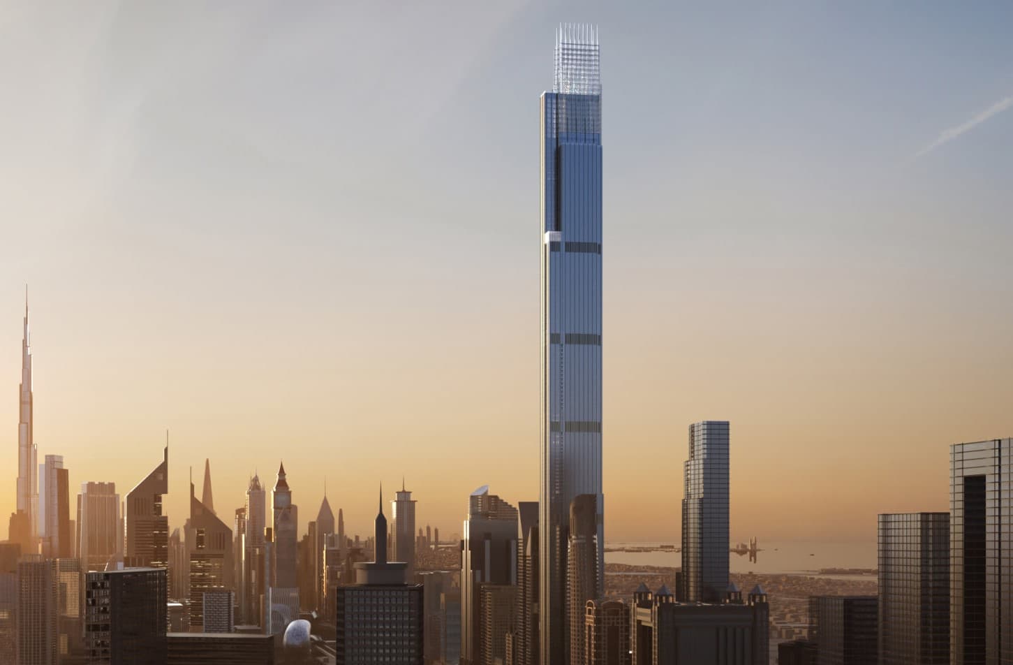 Burj Azizi, Trade Center