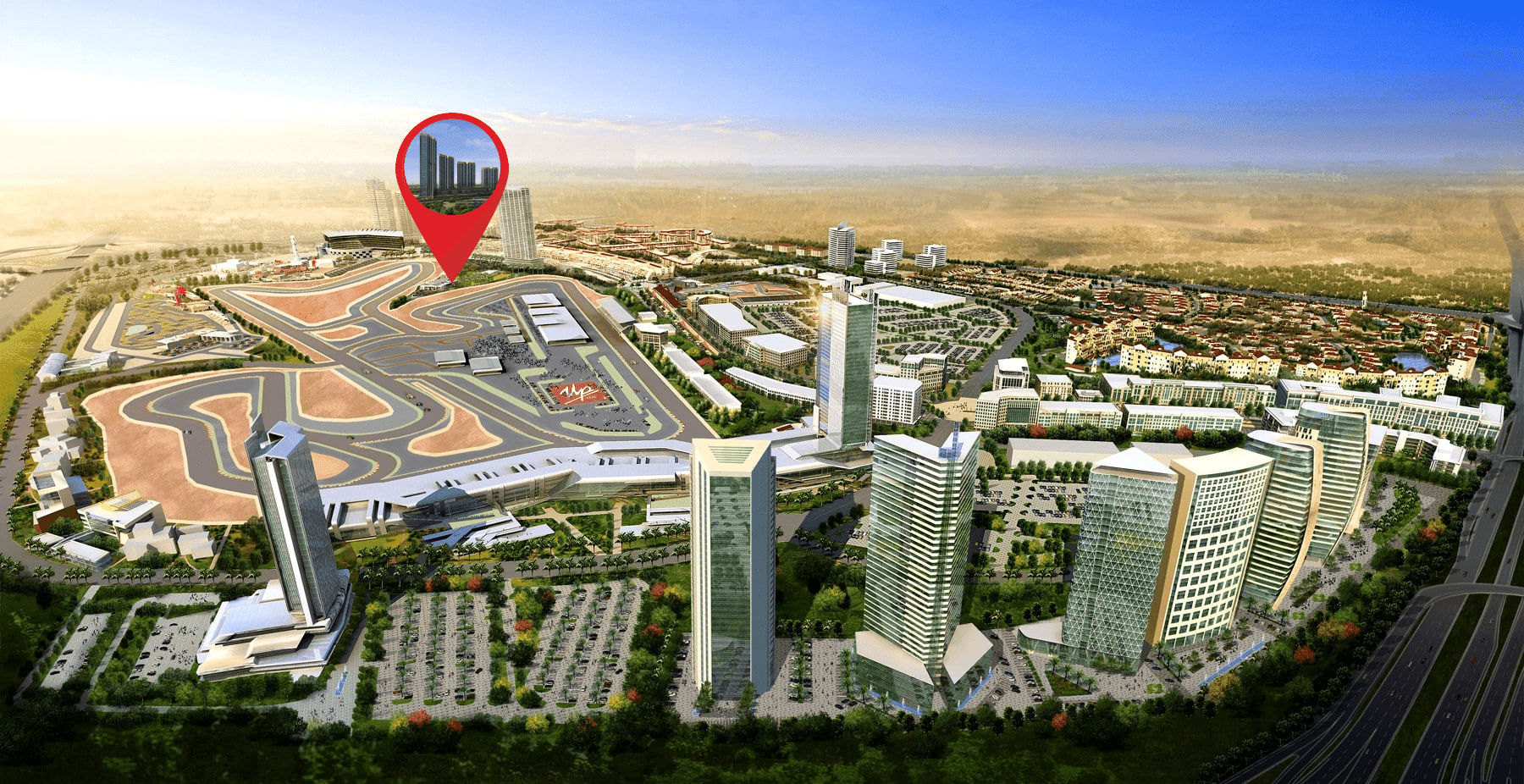 Sobha Solis masterplan, Dubai Motor City, Dubai