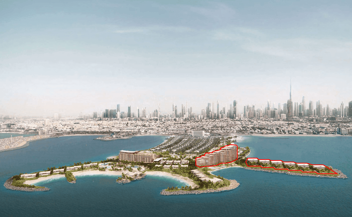 Jumeirah Asora Bay masterplan, Port De La Mer, Dubai