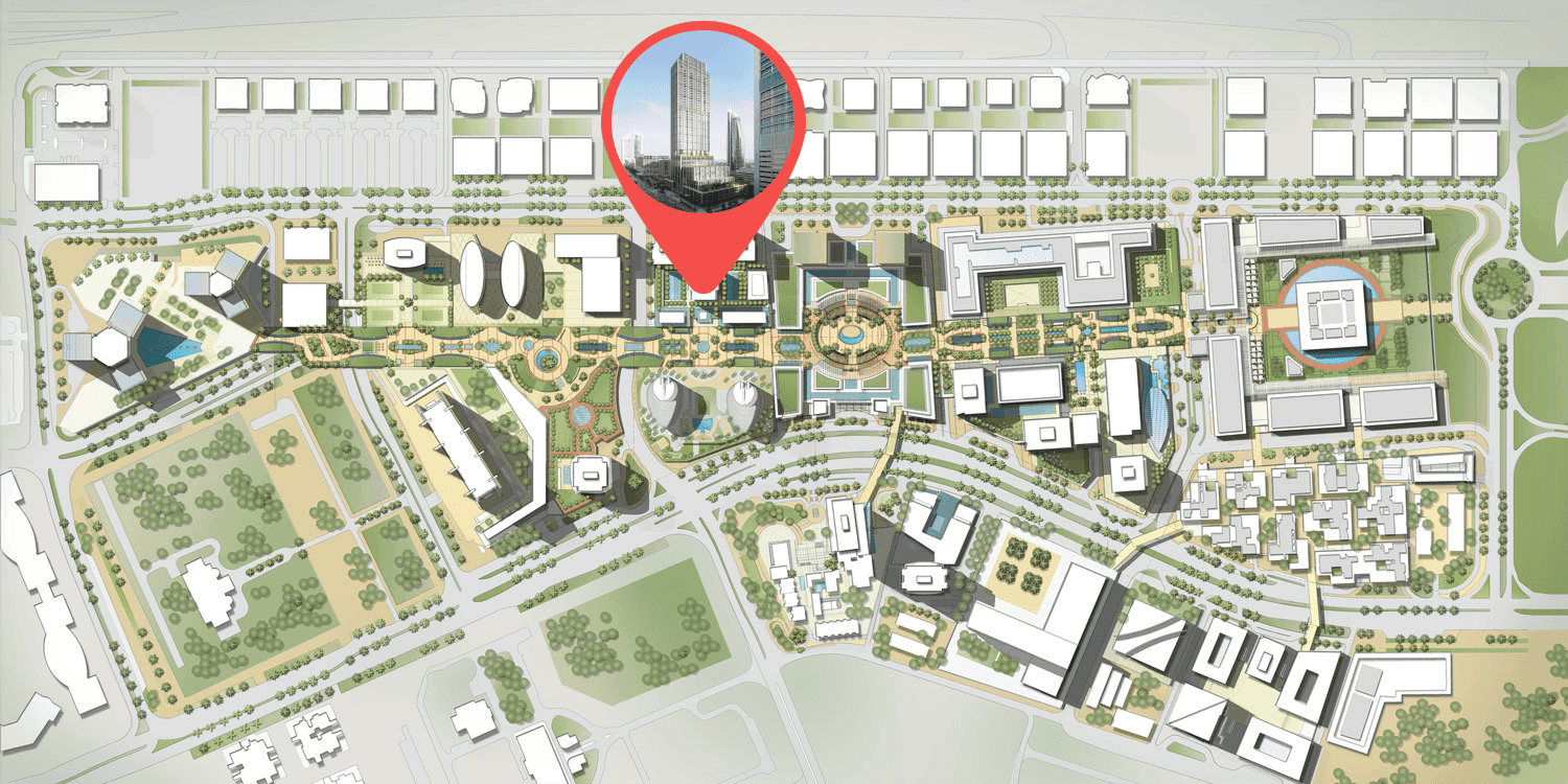 DIFC Heights Tower masterplan, DIFC (Dubai International Financial Center), Dubai