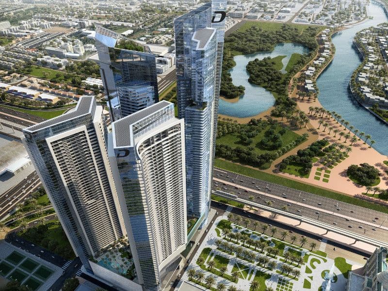Aykon City Tower masterplan, Business Bay, Dubai