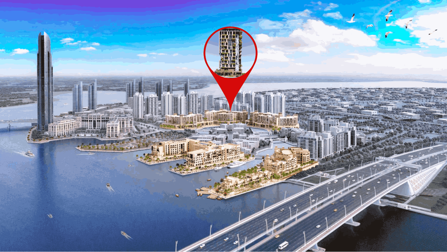 Amazonia Residence masterplan, Al Jaddaf Waterfront, Dubai